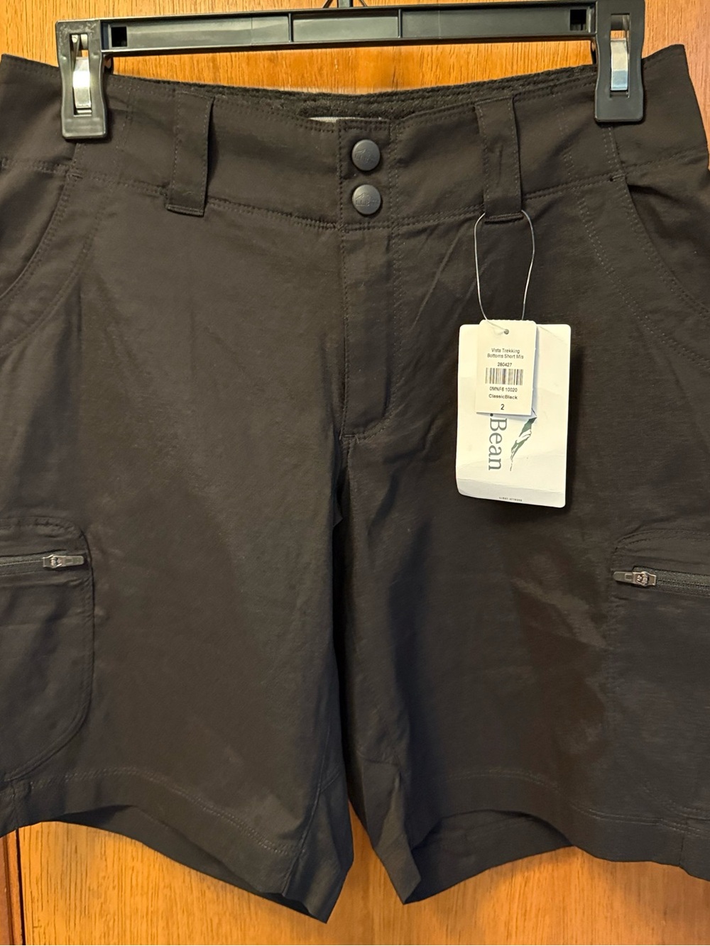 Women's L.L. Bean Classic Black Vista Trekking Shorts